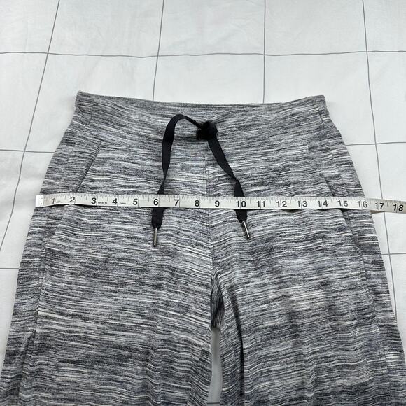 Lululemon Pants Womens 4 Gray Ready to Rulu Jogger Space Dye Wicking Athletic - Picture 6 of 9